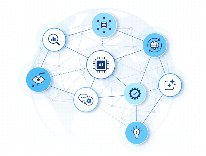 ai-technology-on-global-network-background