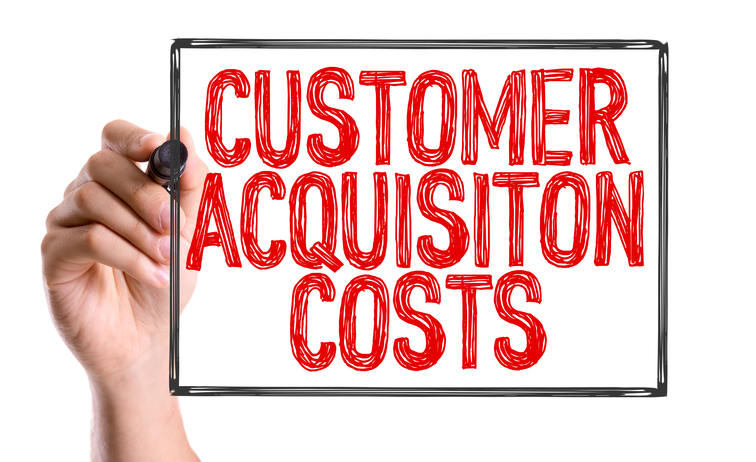 Customer Acquisition Costs sign